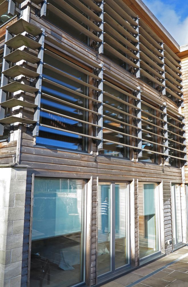 Baxter Green Architects: using Rationel windows and motorised timber louvres