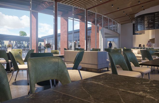 Chicklade Service Station A303 cafe