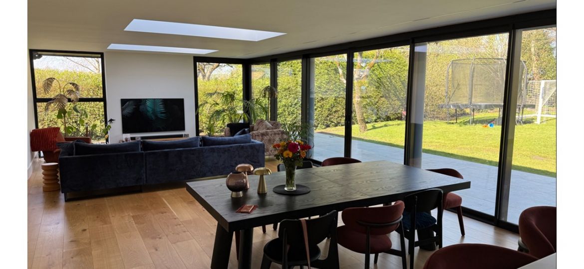 Contemporary extension, Wiltshire