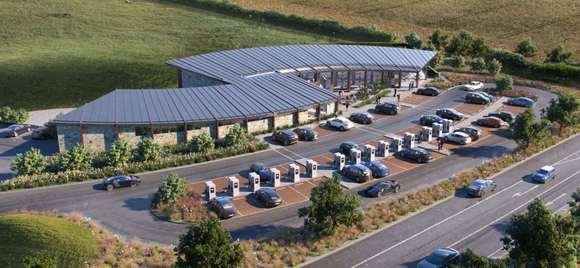 Proposed new Chicklade Service Station on A303