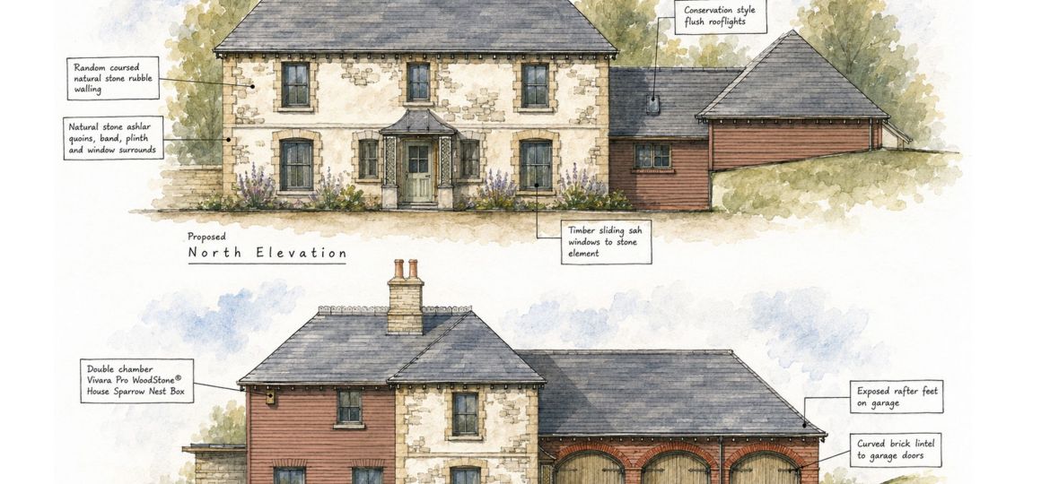 planning approval for new dwelling in Buckhorn Weston